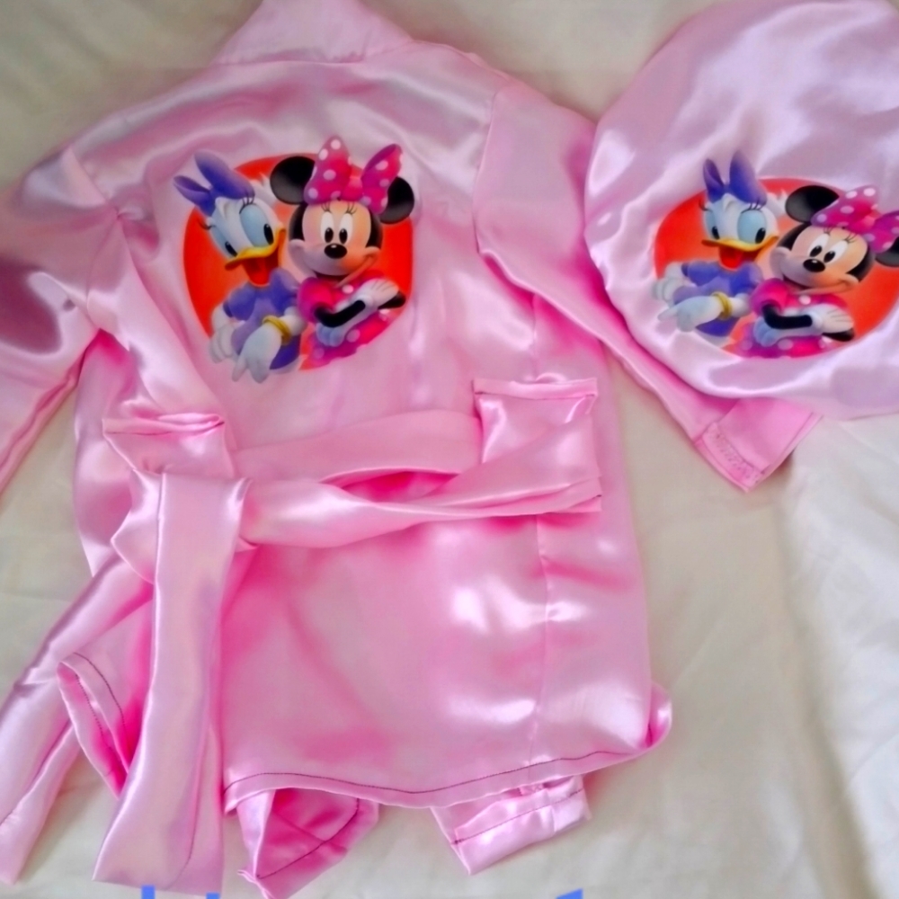 Toddler robes and bonnets